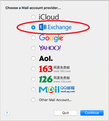outlook set up on mac for an edumail